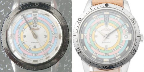 Montre Mido Rainbow Powerwind Diver 5907 - Aiguille Centrale Des Secondes - Neuf Sans étiquette (NOS)